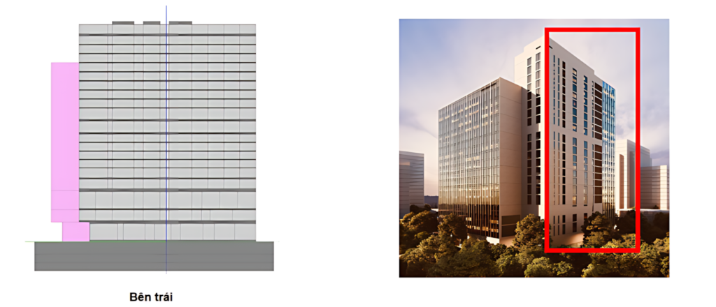 Building facade simulation in energy design optimization project for LEED Gold certification